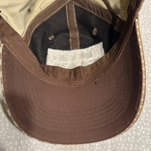 Camouflage Cap with American Flag Patch - Picture 6 of 10